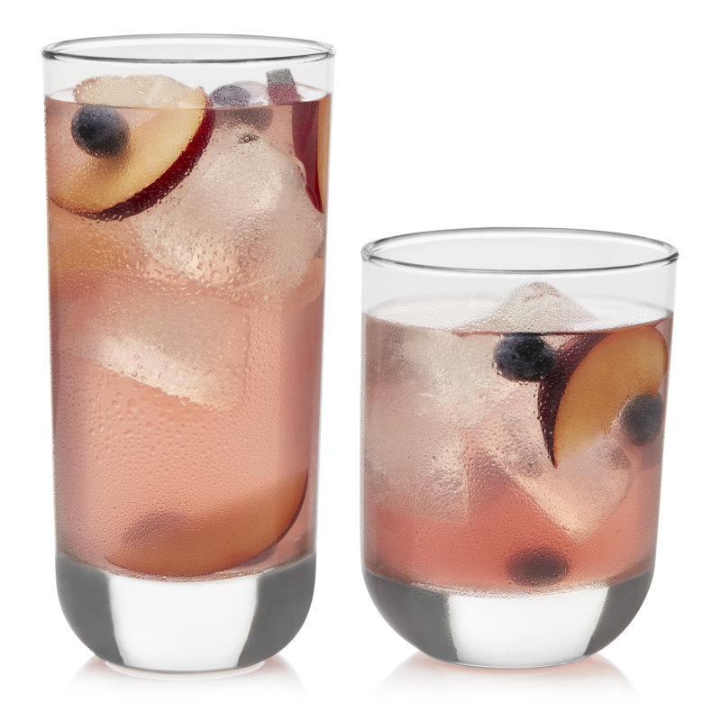 Libbey Polaris 16Piece Tumbler and Rocks Glass Set & Reviews Wayfair